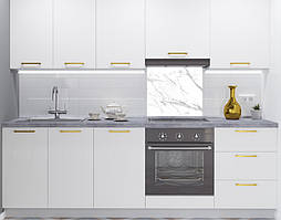 Скіналі білий мармур розміром 60×60 см у комплекті з кріпленнями