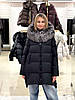 Пуховик жіночий Chanevia 25605 BLACK, фото 2