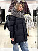 Пуховик жіночий Chanevia 25605 BLACK, фото 7