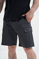 Шорти карго чоловічі Сargo стрейч-котон з практичними кишенями з боків на літо якісні зручні LikeM