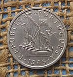 5 ескудо 1983 року. Португалiя, фото 2