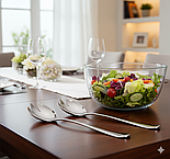 Салатна ложка з нержавіючої сталі Sakura, фото 2