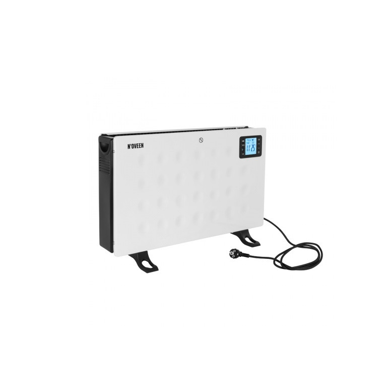 Конвектор електричний Noveen CH8000 LCD SMART White — 2000 Вт, 3 режими, таймер, пульт ДУ