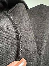 Лосіни кльош в рубчик НА ФЛІСІ мод 093 чорні, фото 5