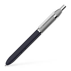 Ручка кулькова OttoHutt серії Design 03 Ballpoint Pen Frosted Blue Platin, корпус матовий синій / сірий, 943101