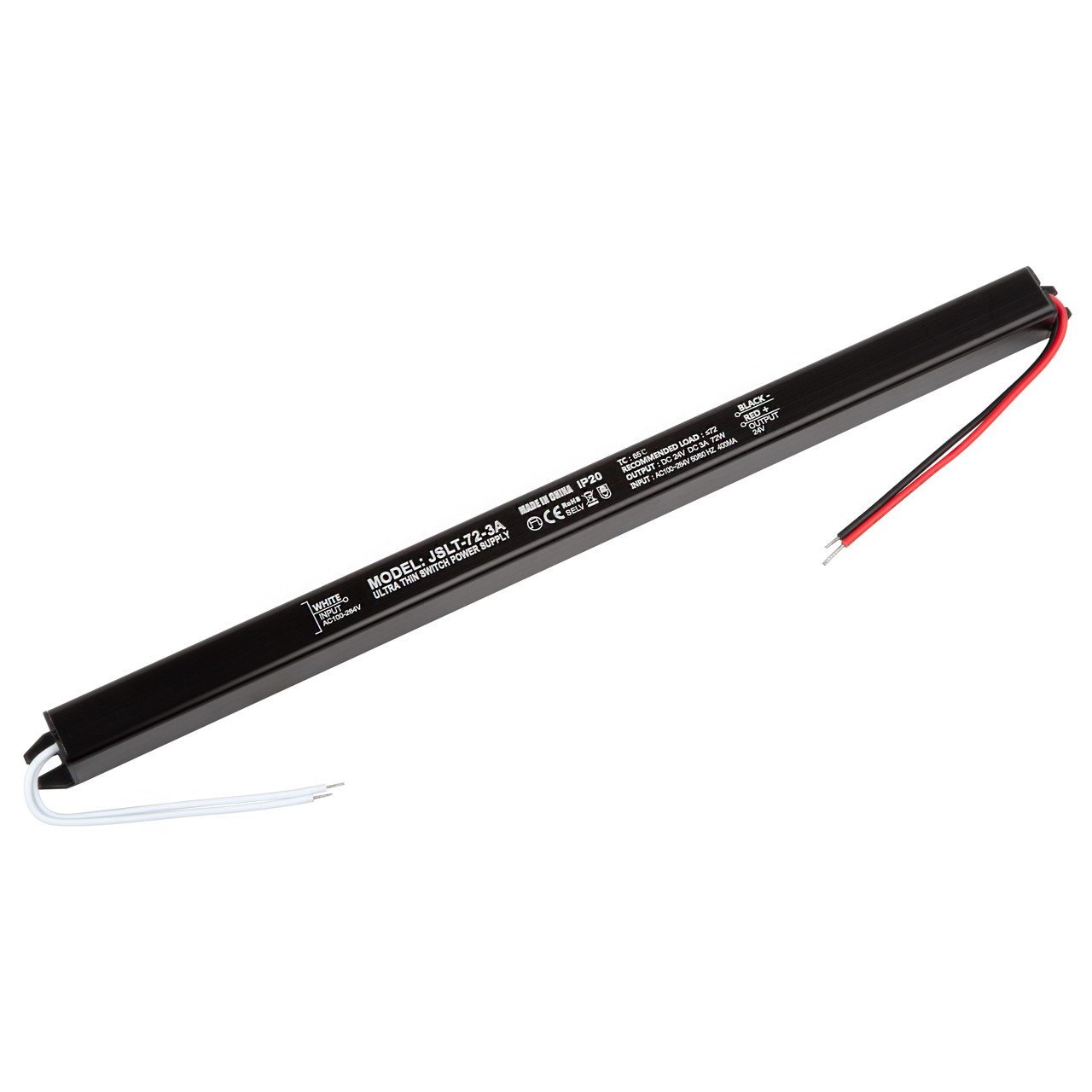 Блок живлення LEDTech 24v 3а 72вт "stick" в алюмінієвому корпусі. Стандарт. Гарантія 1 рік