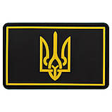 Шеврон патч на липучці "Тризуб" PVC, фото 3