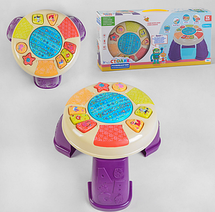 Ігровий музичний столик "TK Group", ОЗВУЧУВАННЯ УКРАЇНСЬКОЮ МОВОЮ, підсвічування, звуки, 2 пісні, мелодії