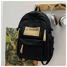 Молодіжний рюкзак FASHION для школи, роботи та подорожей 1355 Black