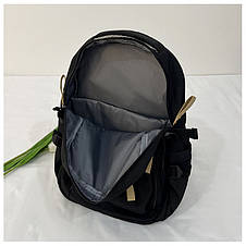 Молодіжний рюкзак FASHION для школи, роботи та подорожей 1355 Black, фото 3