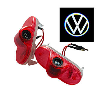 Світлодіодне штатне VIP підсвічування на дверях автомобіля з логотипом Volkswagen Polo, Caddy, Golf 4