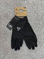 Рукавички ACG dri-fit спортивні чорні зимові з мікрофлісом