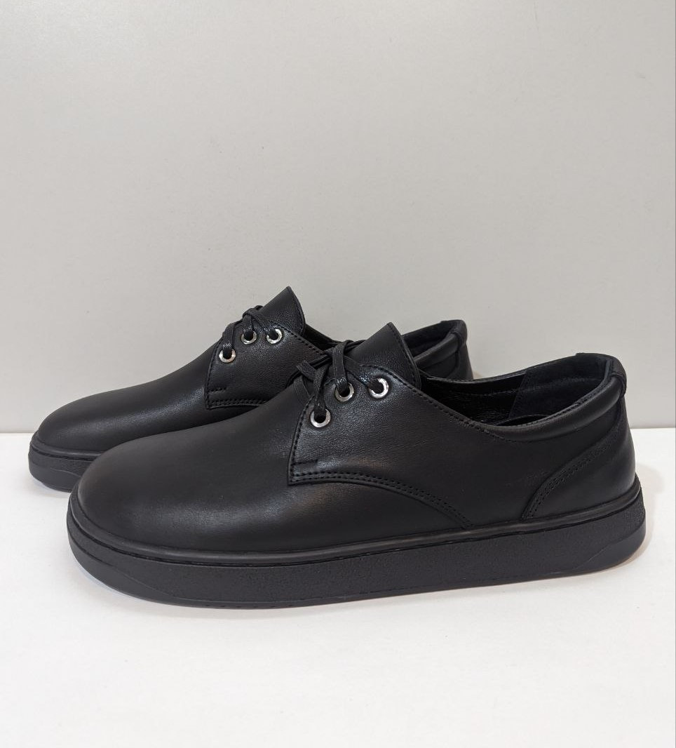 STTOPA Розміри 38-45. Кросівки анатомічні великі розміри шкіряні. 476-3845 Чорні, фото 1