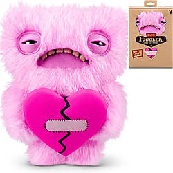 М'яка плюшева іграшка Монстр Фуглер із сердечком Любов Фугга Рожевий ZURU Fugler Love Fugg 15711D