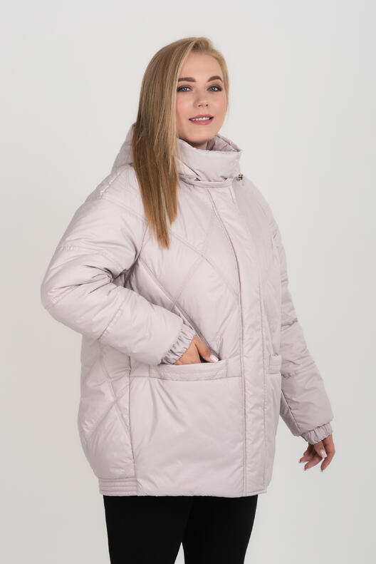 Жіноча демісезонна куртка М-1153 в розмірах з 46 по 60, фото 1