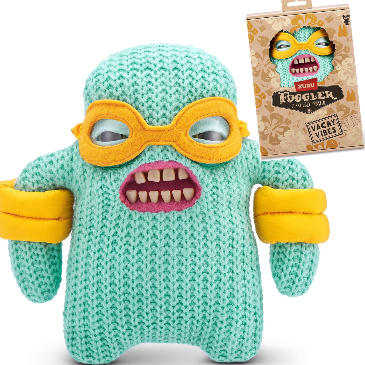 М'яка плюшева іграшка Монстр Фуглер Містер Нідлс Пляж ZURU Fuggler Mr Needles 15714, фото 1