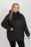 Жіноча демісезонна куртка М-1153 в розмірах з 46 по 60, фото 2