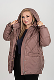 Жіноча демісезонна куртка М-1153 в розмірах з 46 по 60, фото 3