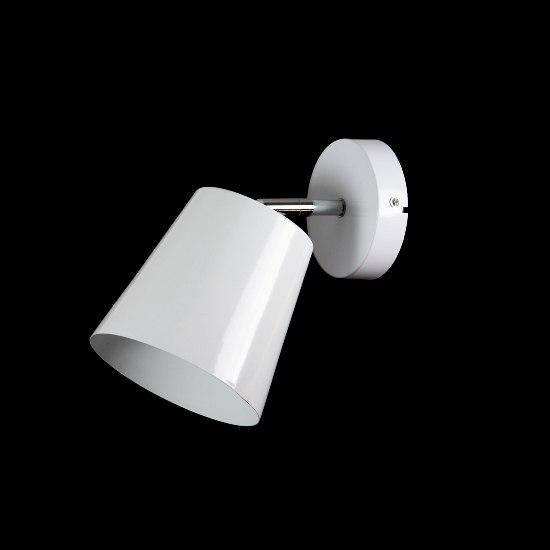 Настінний світильник білий метал E27 регульований плафон