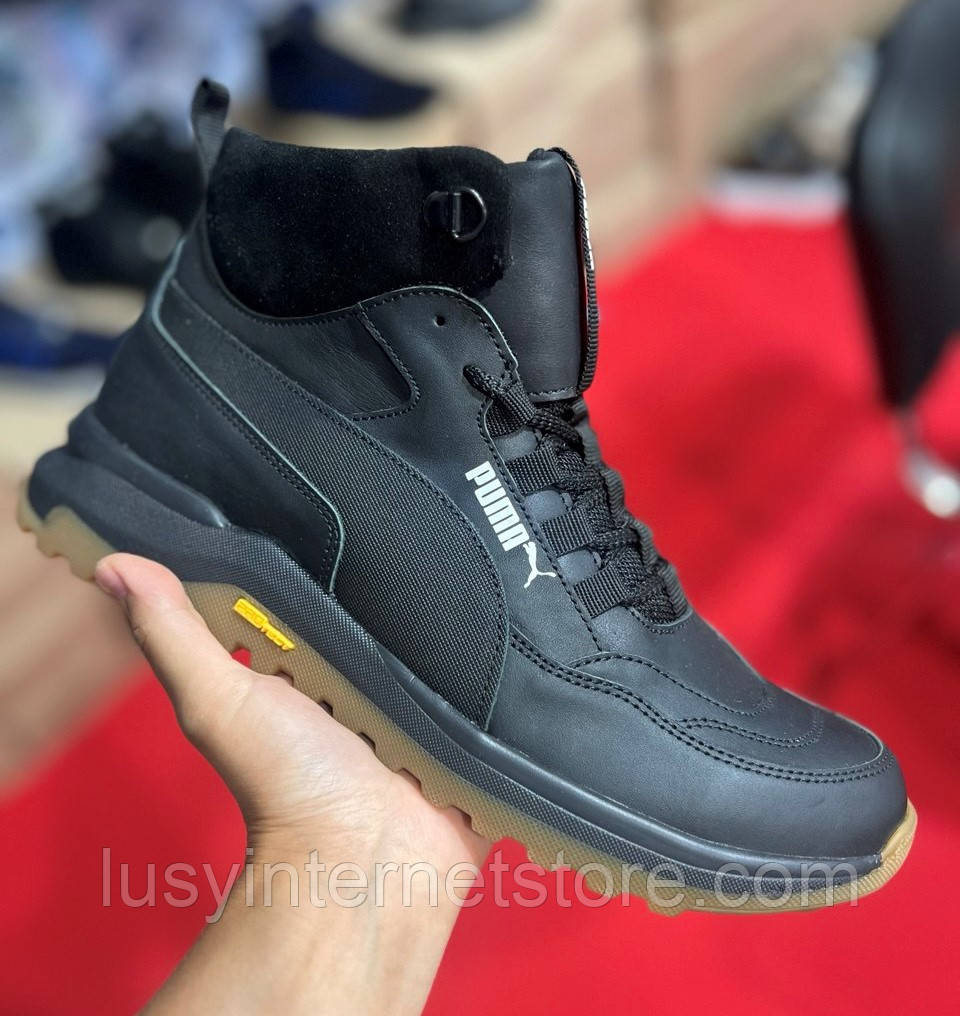 Черевики зимові чоловічі шкіряні від виробника модель ВР25-1023, фото 1