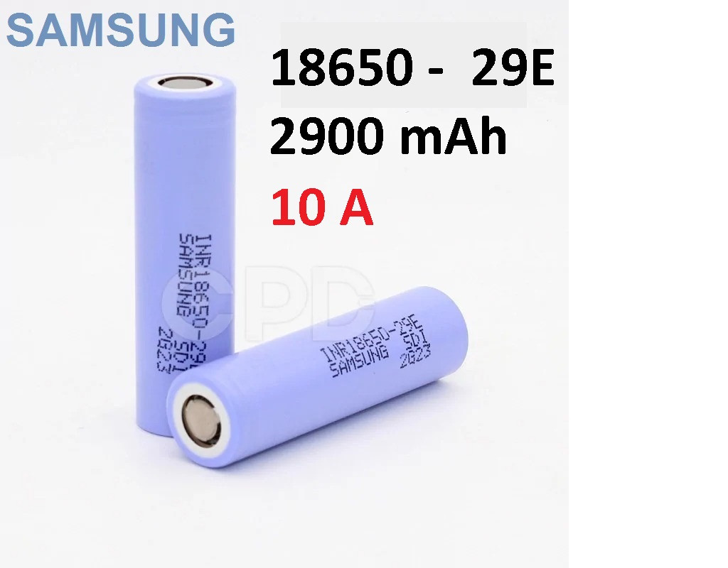 Аккумулятор    Samsung INR18650-29E - 2900 мАч / 10 А, фото 1