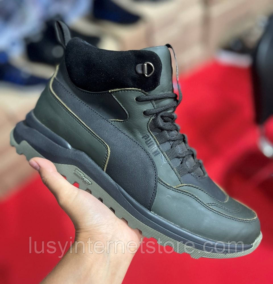 Черевики зимові чоловічі шкіряні від виробника модель ВР25-1024, фото 1