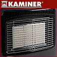 Газовий обігрівач каталітичний інфрачервоний Kaminer 26157 (4200 Вт, до 60 м2, п'єзорозпал, шланг і редуктор, Польща), фото 8