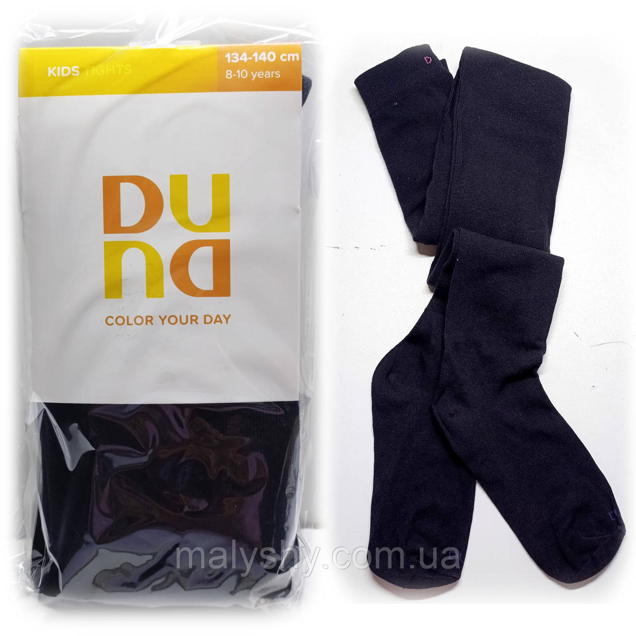 Колготки дитячі демісезонні 134-140, 68-72, 20-22 ТМ Duna Дюна 489-1000-чорний / весна-осінь, фото 1