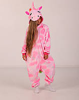Кигуруми для девочек Единорога пижама кигурумы kigurumi детская подростковая розовая пони (2006/1006)