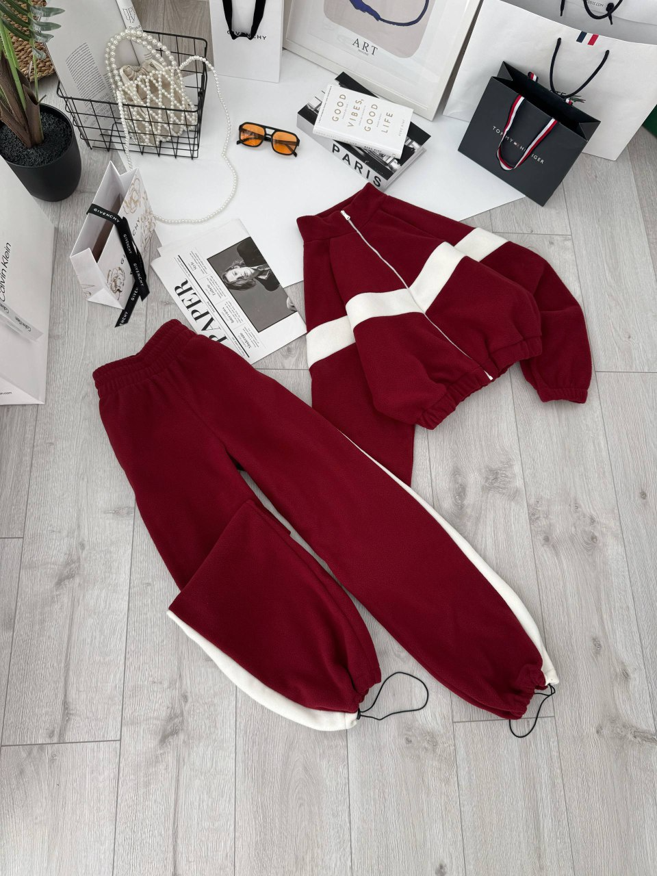 Жіночий спортивний костюм; колір- шоколад, бургунді , чорний ; Розмір-42-44, 44-46 ;, фото 1