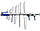 Антена логоперіодична 440-480/520-560MHz 7dB, до 100W, фото 7