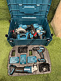 Набір 7в1 Акумуляторний Makita 48V Шурупокрут + Гілкоріз + Болгарка + Перф + Гайковерт + Циркулярна + лобзик, фото 2