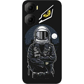 Чохол силіконовий case для ZTE Nubia Neo 3 5G з картинкою Космонавт та місяць