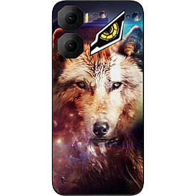 Чохол силіконовий case для ZTE Nubia Neo 3 5G з картинкою Космічний вовк