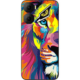 Бампер силіконовий case для ZTE Nubia Neo 3 5G з картинкою Яскравий лев