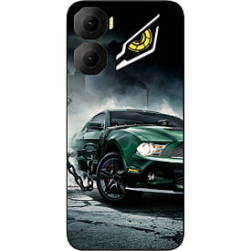 Бампер силіконовий case для ZTE Nubia Neo 3 5G з картинкою Мустанг