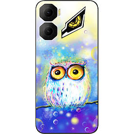 Бампер силіконовий case для ZTE Nubia Neo 3 5G з картинкою Совушка