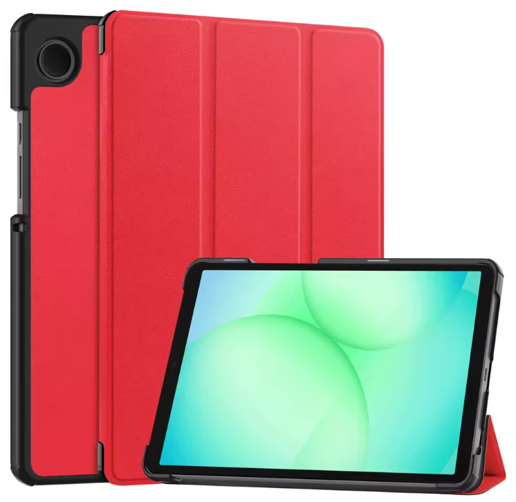 Чохол книжка Crazy Horse для Samsung Galaxy Tab A11 Plus (11") / червоний