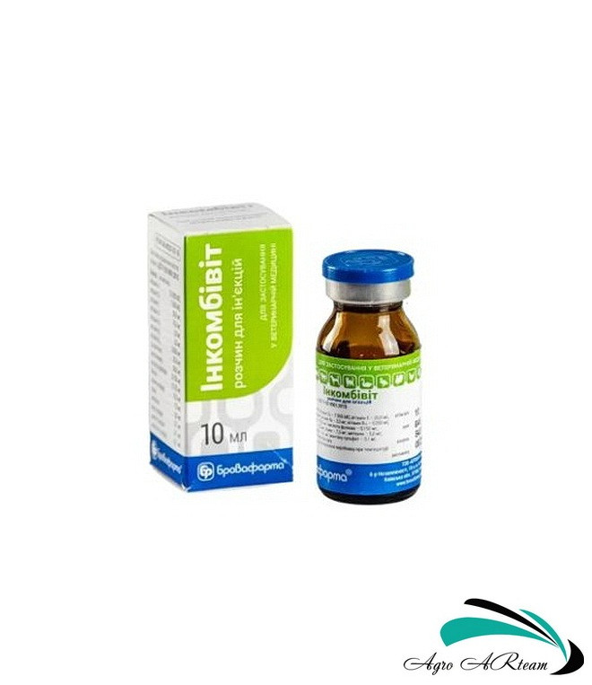 Інкомбівіт - ін'єкційні вітаміни, 10 мл, Бровафарма