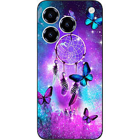 Чохол силіконовий case для ZTE Blade A76 4G з картинкою Метелики та оберіг