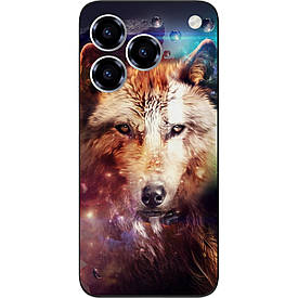 Чохол силіконовий case для ZTE Blade A76 4G з картинкою Космічний вовк