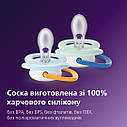 Пустушка силіконова Philips AVENT Pacifier Ultra Air SCF080/23, хлопчик, 0-6 місяців, 2 шт, фото 3