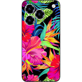 Силіконовий чохол case для ZTE Blade A76 4G з картинкою Яскраві квіти