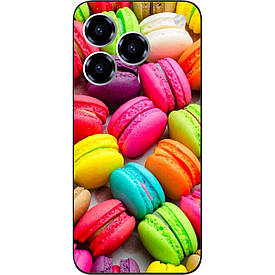 Силіконовий чохол case для ZTE Blade A76 4G з картинкою Макаруни