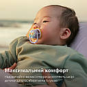 Пустушка силіконова Philips AVENT Pacifier Ultra Air SCF087/04, жовта та фіолетова, 0-6 місяців, 2 шт, фото 9