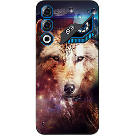 Чохол силіконовий case для ZTE Nubia Neo 3 GT 5G з картинкою Космічний вовк