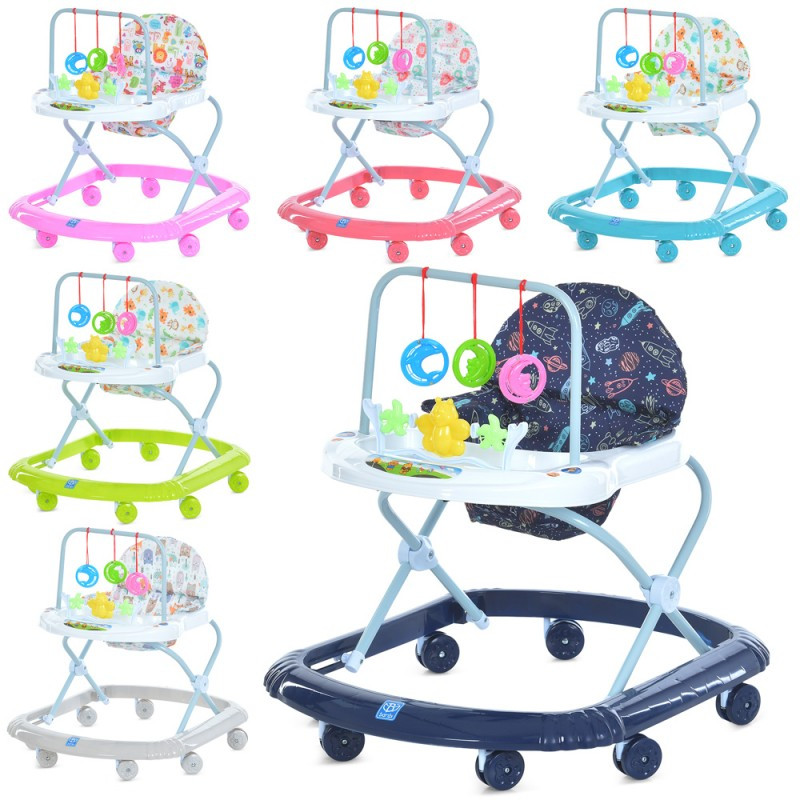 Ходунки дитячі Bambi M 0591-5, мікс, з музикою, фото 1