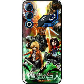 Силіконовий чохол case для ZTE Nubia Neo 3 GT 5G з картинкою Атака титанів