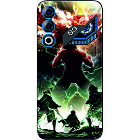 Силіконовий чохол case для ZTE Nubia Neo 3 GT 5G з картинкою Атака титанів гіганти