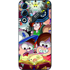 Силіконовий чохол case для ZTE Nubia Neo 3 GT 5G з картинкою Гравіті Фолз герої